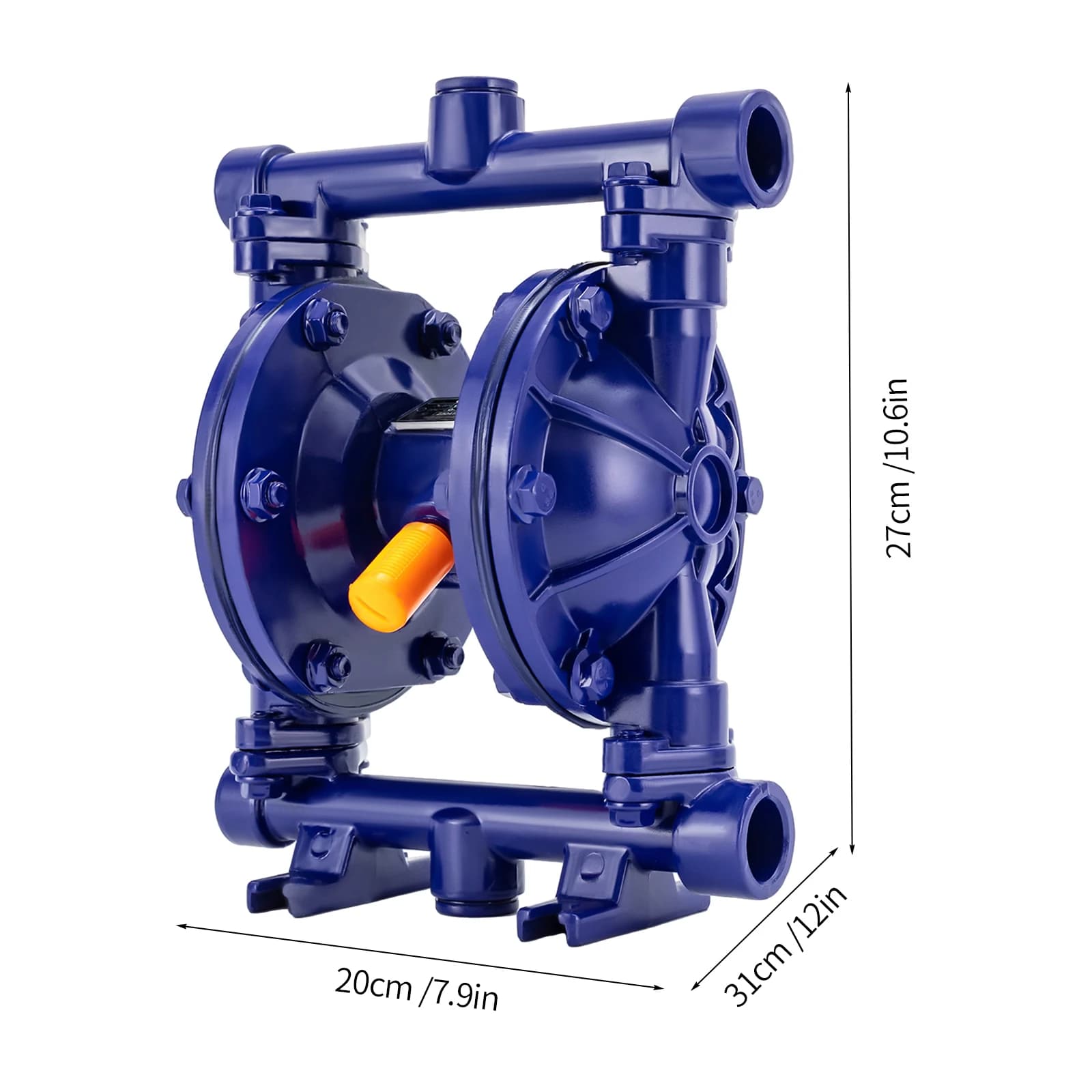 Air-Operated Diaphragm Pump | 1/2-Inch Port | Chemical & Fluid Transfer - Thumbnail 5
