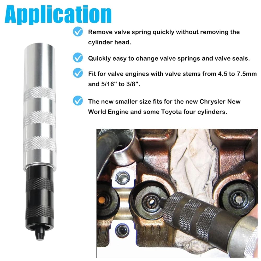 Valve Spring Compressor & Keeper Tool Kit | For 4.5mm to 7.5mm & 5/16 Retainers - Thumbnail 3