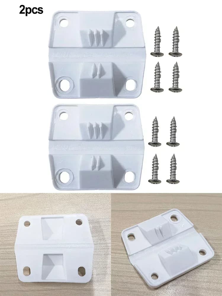 Cooler Hinges Replacement Kit | 2-Piece Set with 8 Screws | Durable Cooler Repair Hardware - Thumbnail 2