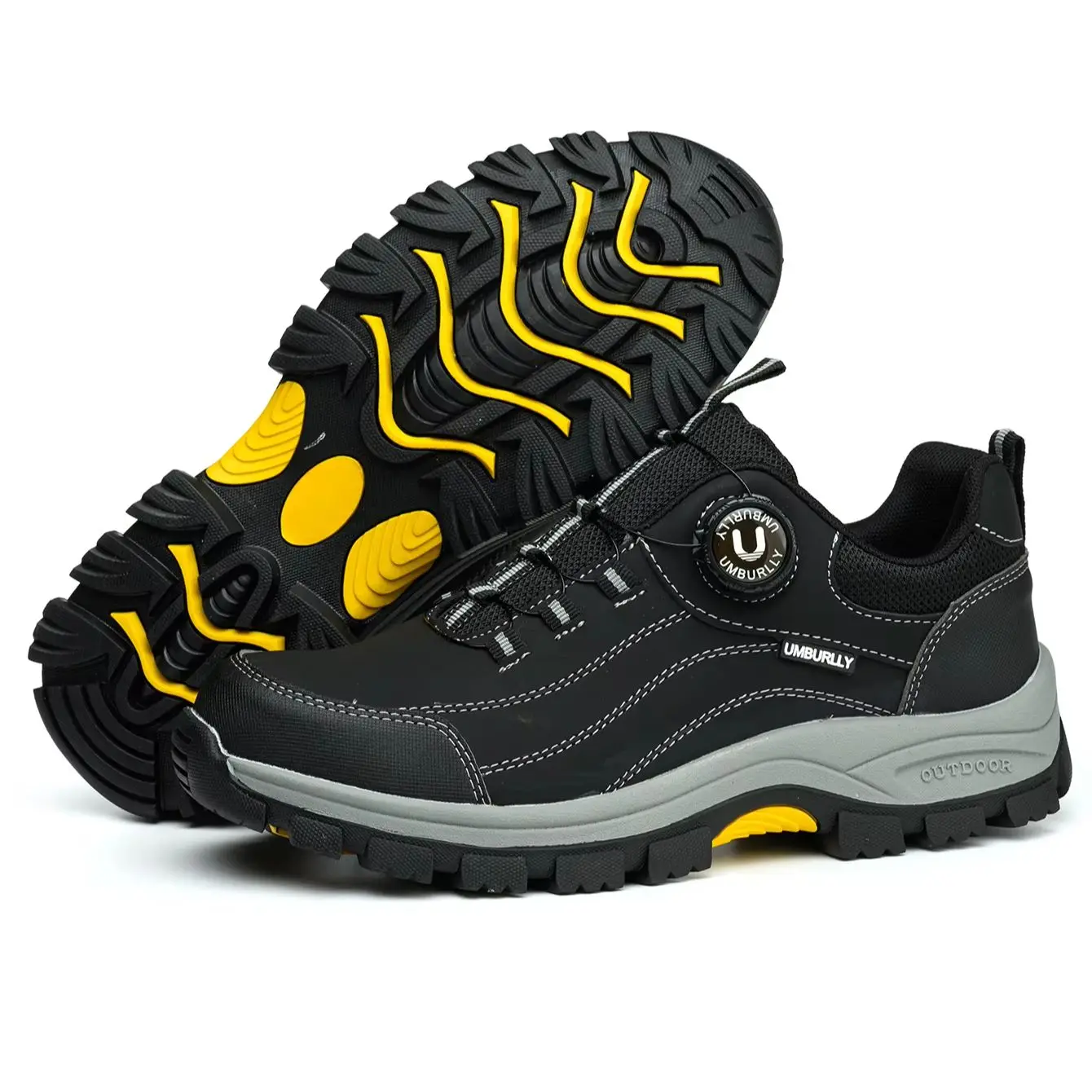 Safety Shoes | Breathable Steel Toe Work Boots | Puncture & Smash Resistant for Outdoor Workshop - Thumbnail 6