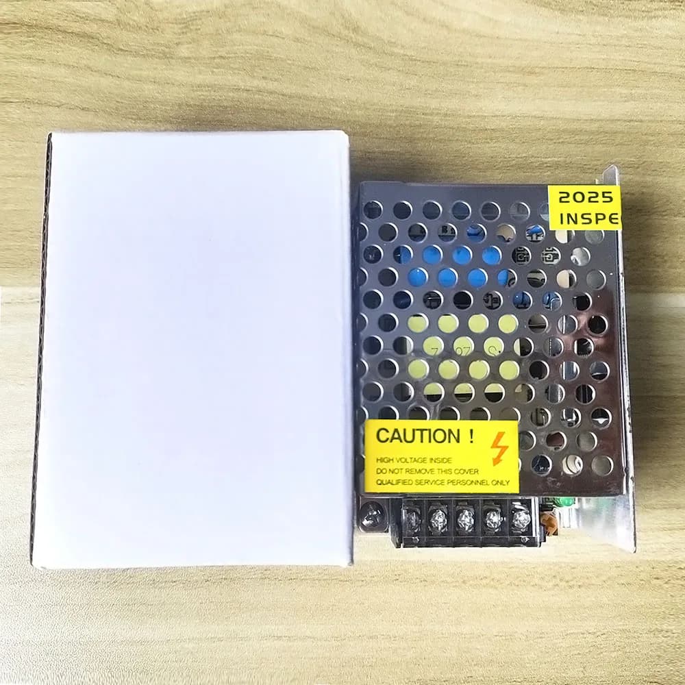 12V 5A AC/DC Power Adapter | Universal Regulated Switching Power Supply for LED & CCTV Systems - Thumbnail 2