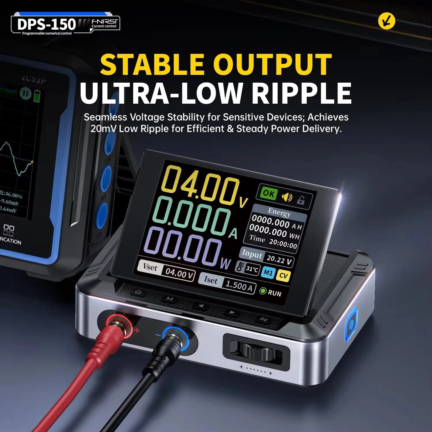 Bench Power Supply | 30V 5A Digital Display | Compact & Programmable DC Regulator - Thumbnail 3