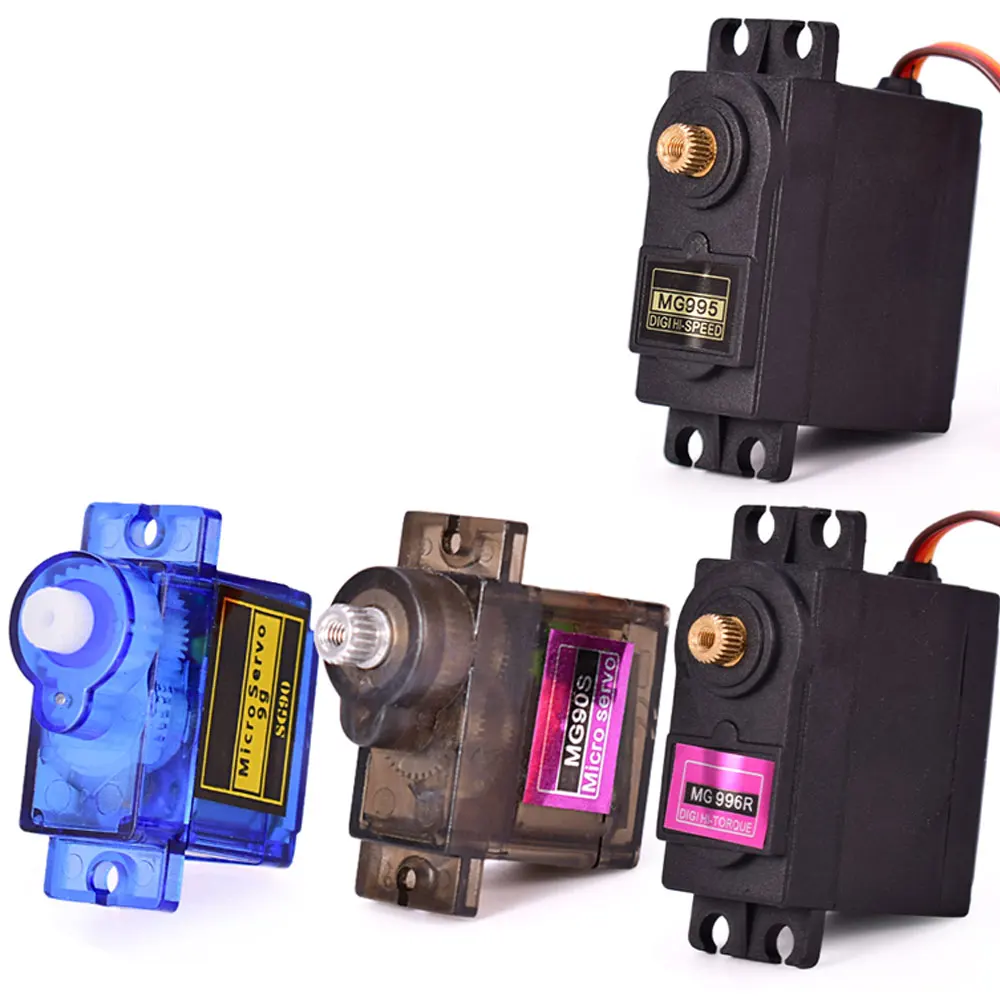 Servo Motor Set | MG995 MG996R SG90 | Metal/Plastic Gear for RC Planes - Thumbnail 2