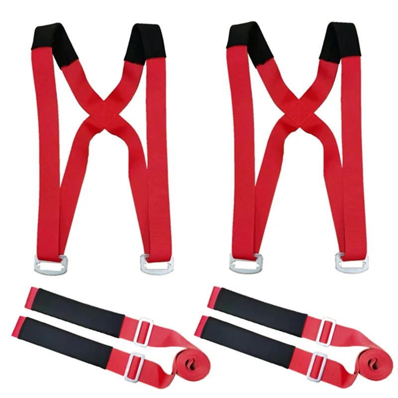 Furniture Moving Straps | Heavy-Duty Lifting & Transport System | Ergonomic Shoulder Support - Thumbnail 4