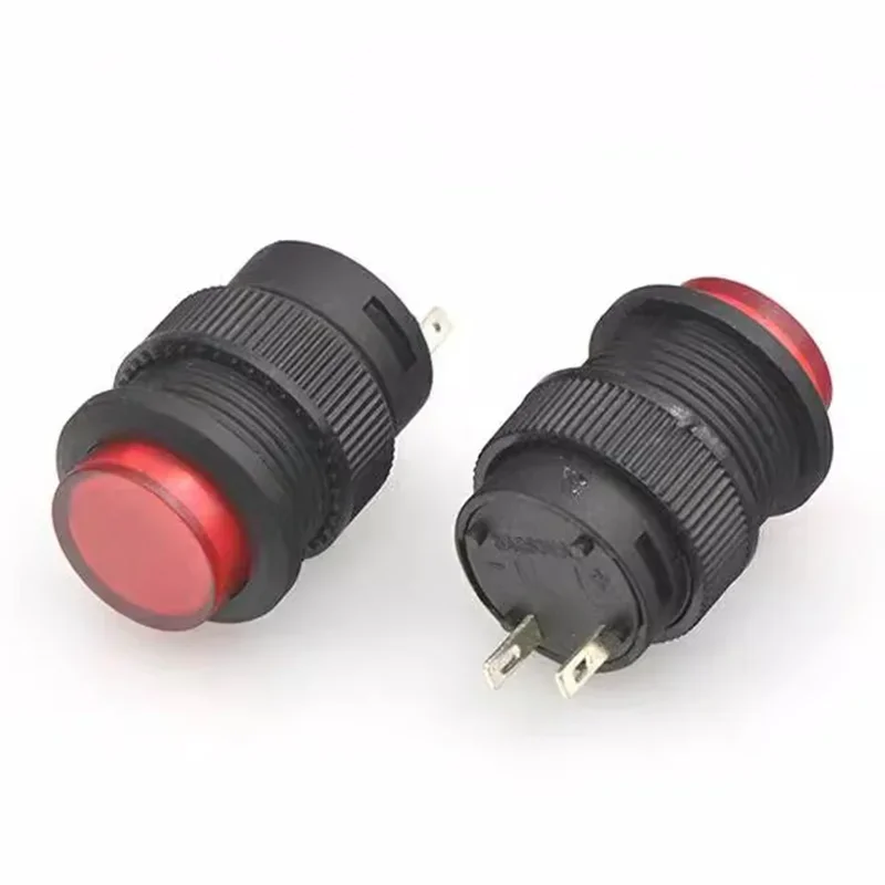 16mm Self-Resetting Push Button Switch | 4-Color LED Illumination | 2-Pin & 4-Pin Models - Thumbnail 5