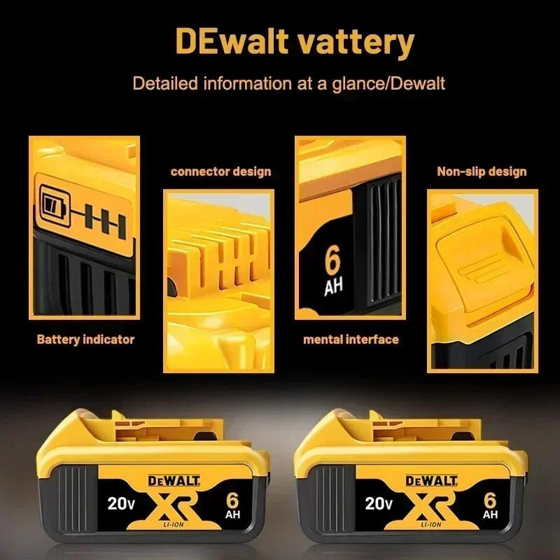 DeWalt DCB206 60V 9.0Ah Battery | High-Capacity Power Tool Replacement for DCB200/DCB205 - Thumbnail 6