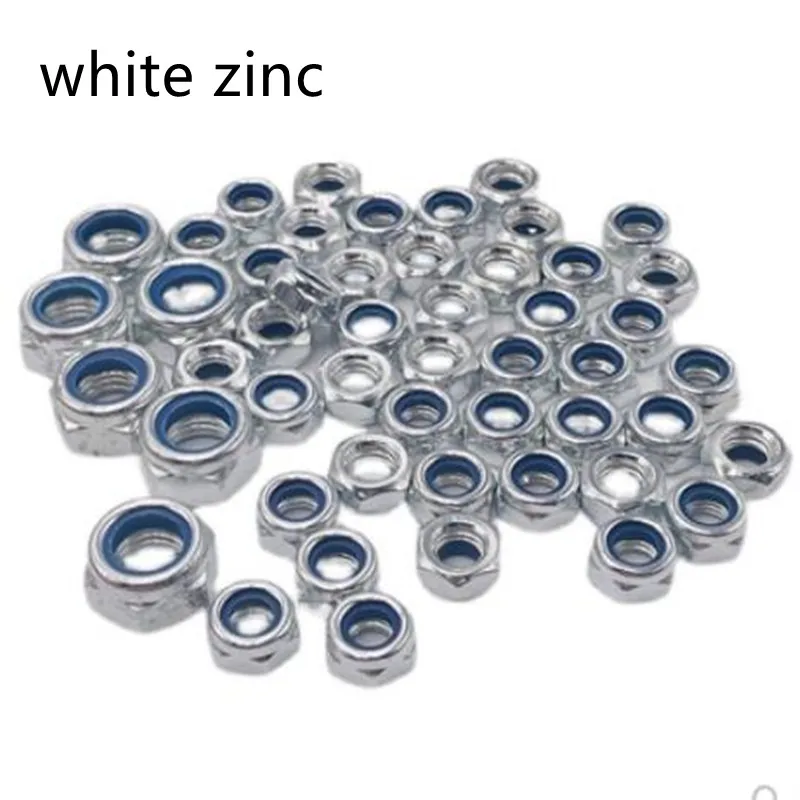 M2-M10 Nylon Lock Nuts | DIN985 Stainless Steel or Black Zinc | Insert Locking Fasteners - Thumbnail 5