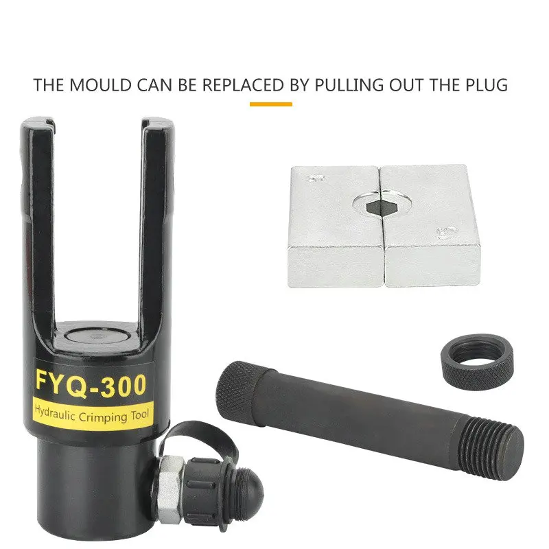 Hydraulic Wire Crimping Tool | 16-300mm² Terminal Pliers | Heavy-Duty Electrical Installation - Thumbnail 3