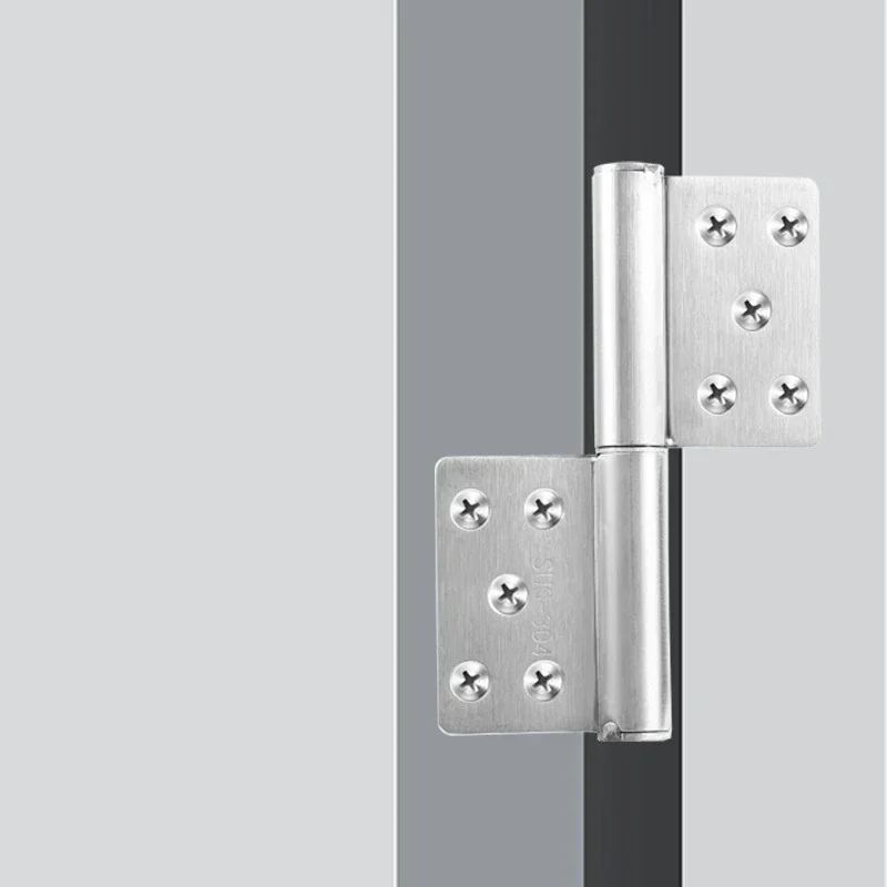Door Hinges | 20pcs 2 Inch Flag Shape | Removable Aluminum & Bathroom Hardware - Thumbnail 6
