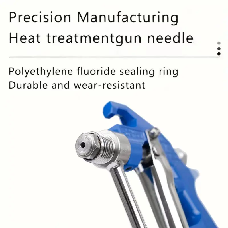 5000 PSI Airless Paint Spray Gun | Silver Finish with Tip Guard | 517, 543, 545, 621 Spray Tips - Thumbnail 3