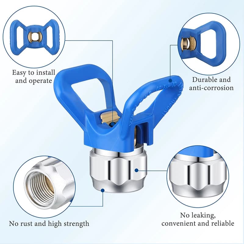Spray Gun Nozzle Tips | 211-623 Sizes for Fine Finish & Seal | Home Garden Paint Sprayer Replacement - Thumbnail 4