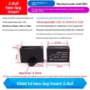 Two-Pin Insert 2.0UF