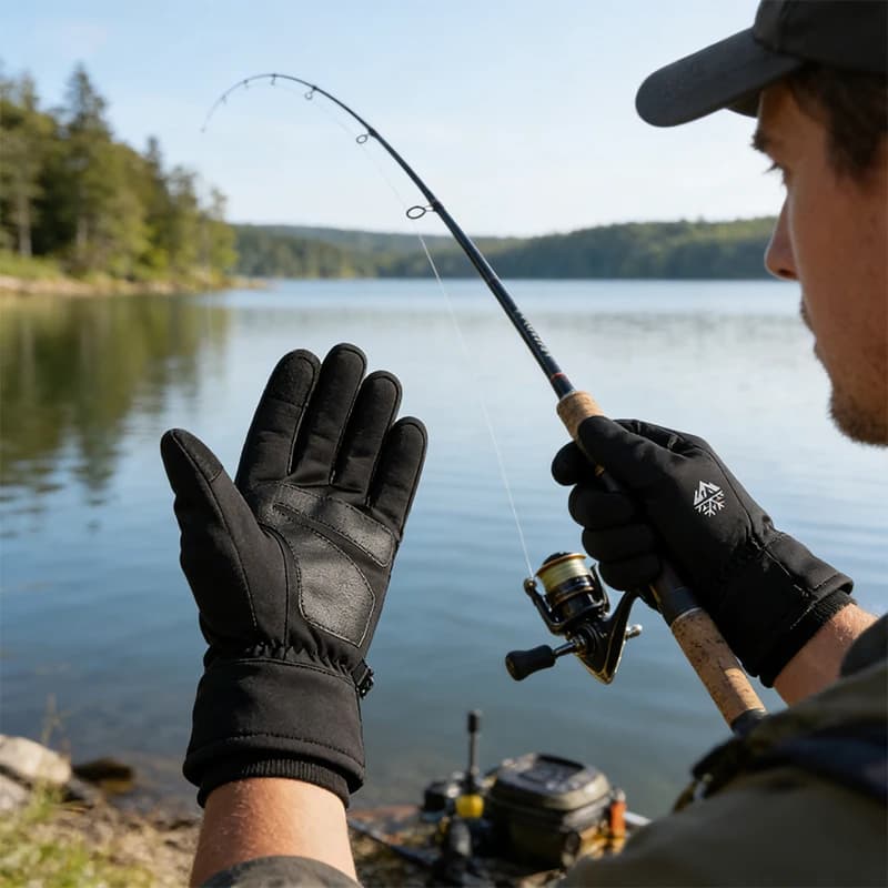 Thermal Gloves | Thickened Waterproof & Touchscreen | Running, Skiing, Cycling Sports - Thumbnail 3