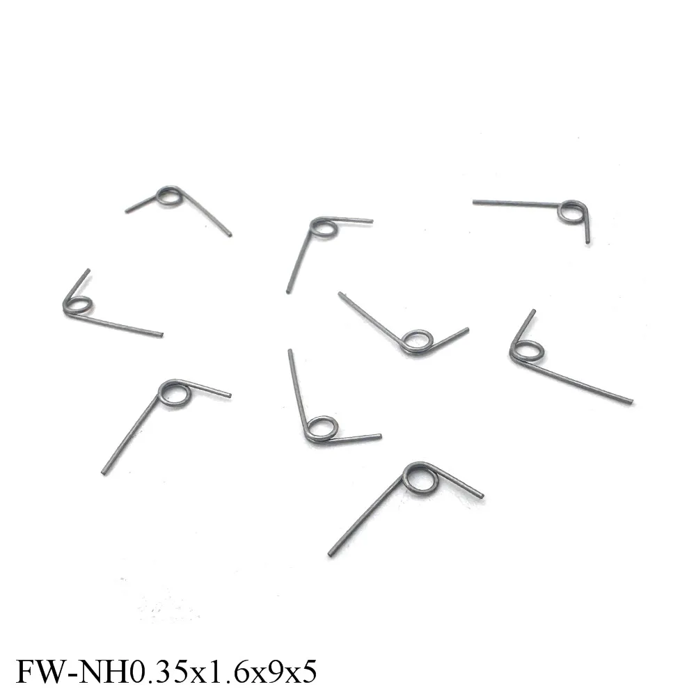 90 Degree Torsion Springs | 0.4mm Wire Diameter Stainless Steel | 20pcs Industrial Maintenance Spring Kit - Thumbnail 4