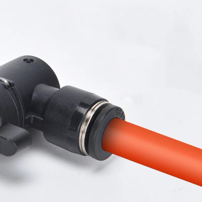 Manual Ball Valve | 4-12mm Push-to-Connect Fittings | Pneumatic Flow Control Switch - Thumbnail 3