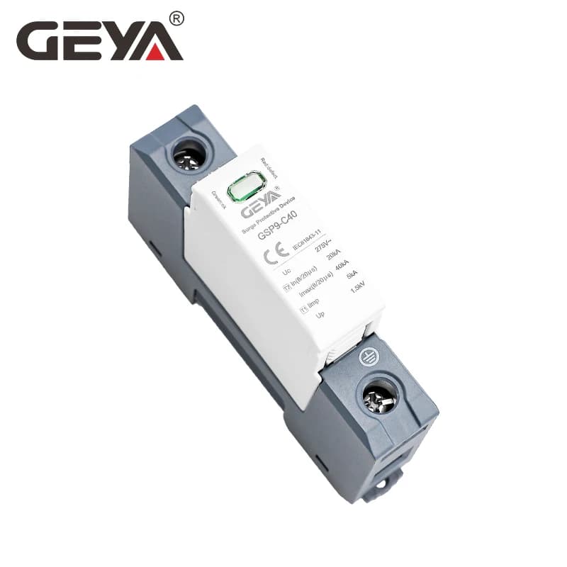 DIN Rail Surge Protector | 20-40kA SPD | 275V AC | 1P+N | Home & Commercial Protection - Thumbnail 2