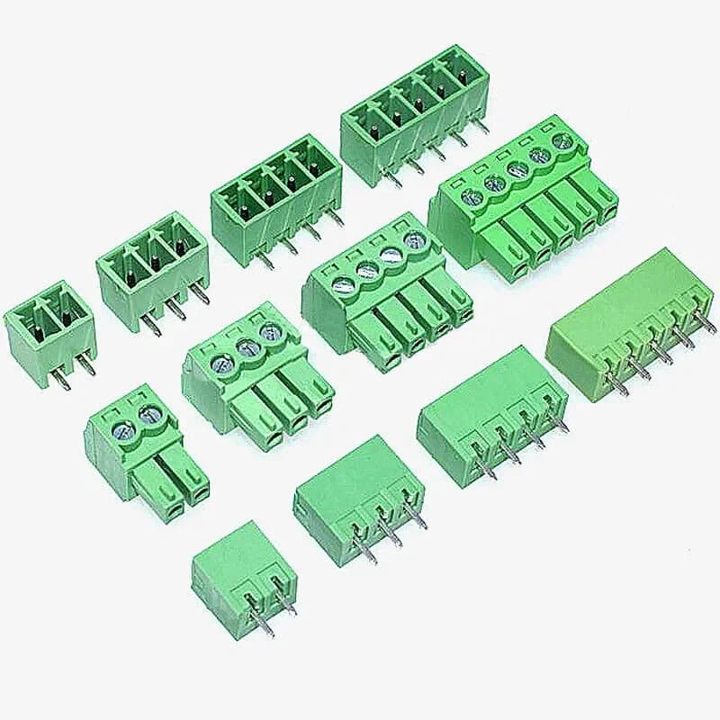 Screw Terminal Block Set | 2.54mm to 5.08mm PCB Connectors | 2-12 Pin Male & Female Headers - Image 1