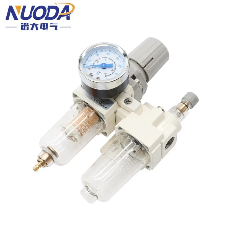 Pneumatic Air Filter Regulator | Oil-Water Separator with Manual Drain | SMC-Type AC2010-02 - Thumbnail 4