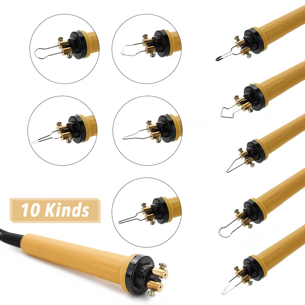 Wood Burning Pen Kit | Adjustable Temperature Pyrography Tool for Crafts & Soldering - Thumbnail 2