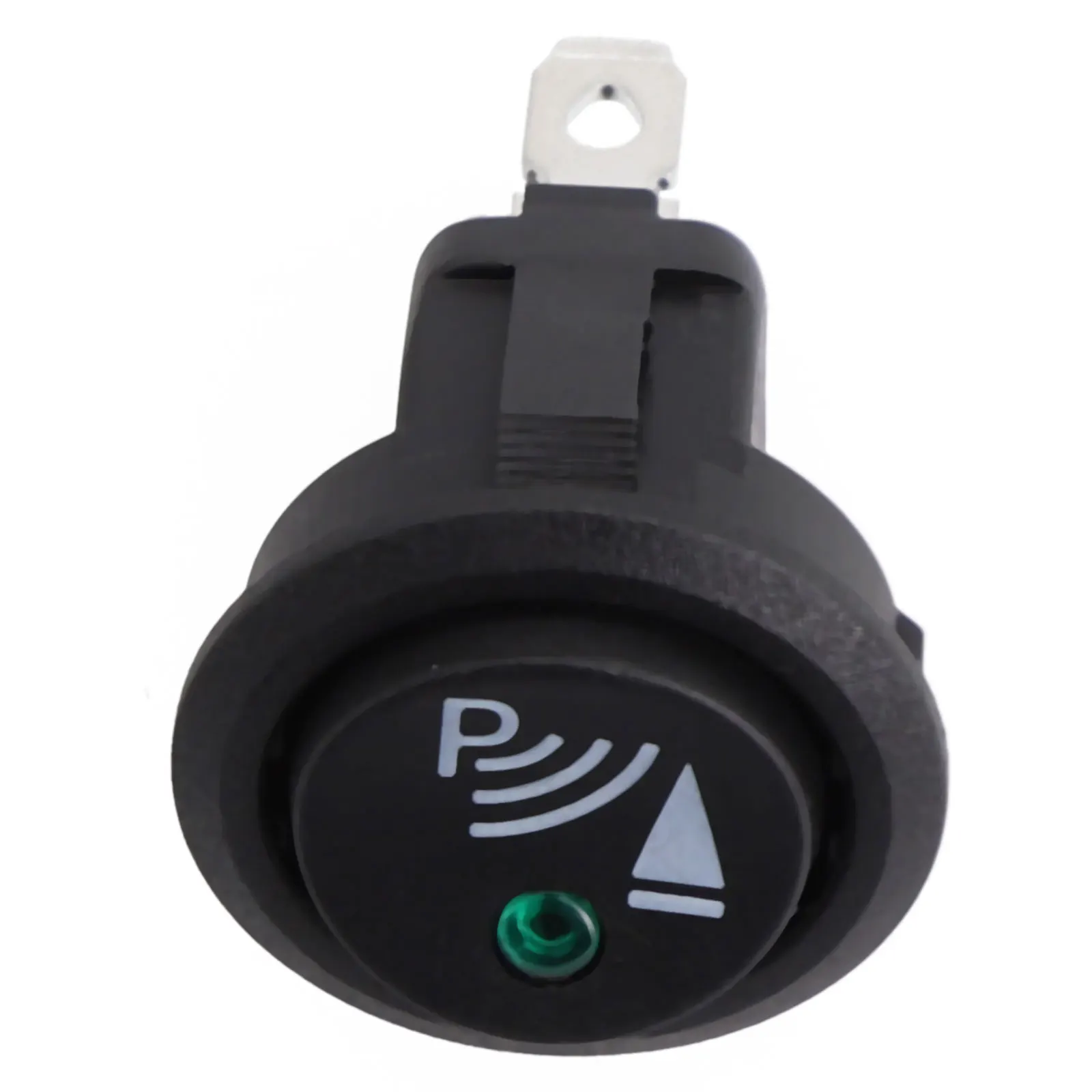 Round Rocker Switch 12V 20A Round Toggle Switch Car 3 Pin Rocker/Parking Off Switch Front Rear Walking Sensor Interior Accessory - Thumbnail 6