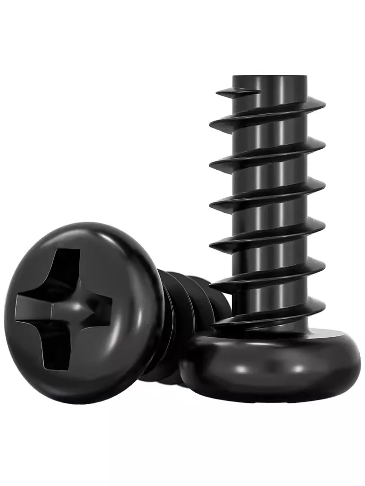 Screws for Electronics | Black Phillips Pan Head M1-M4 | Self-Tapping Phone & Computer Screws - Thumbnail 2