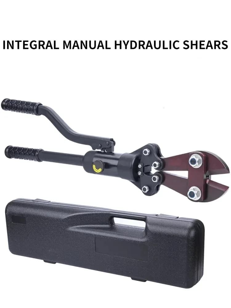Hydraulic Rebar Cutter | Manual Steel Bar Shearing Tool for 4-16mm Rods - Thumbnail 4