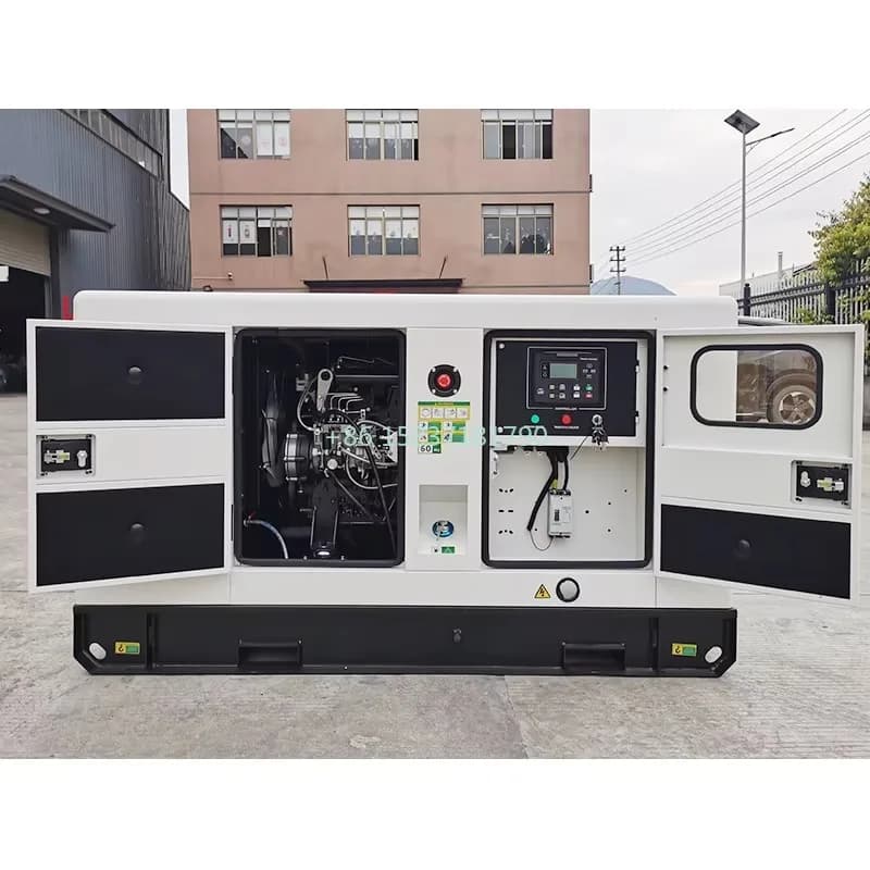 30kVA Silent Diesel Generator | 3-Phase Power | Low-Noise Industrial Backup - Thumbnail 3