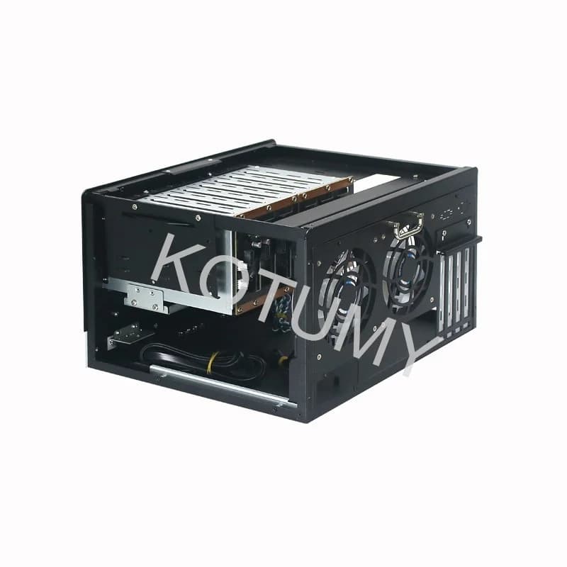 Hot-Swap NAS Server Chassis | mATX Motherboard Support | SATA Backplane & USB 3.0 - Thumbnail 4