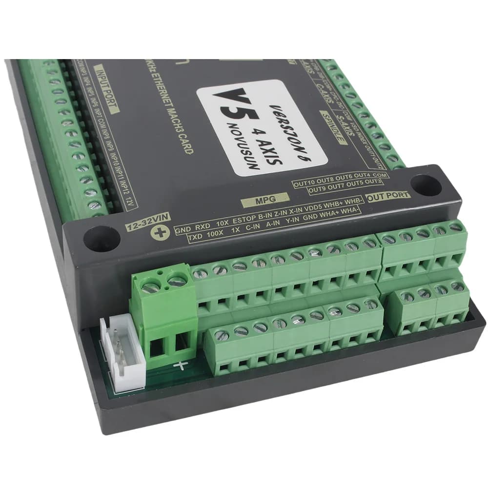 5-Axis CNC Motion Controller | 300kHz High-Speed Mach3 Compatible | Ethernet Interface - Thumbnail 6