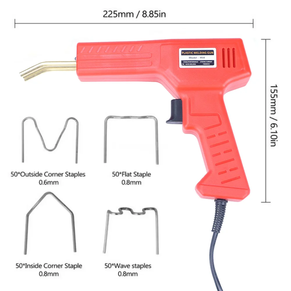 Plastic Welding Kit | 200 & 600 Staples | DIY Repair & Fabrication Tool - Thumbnail 4