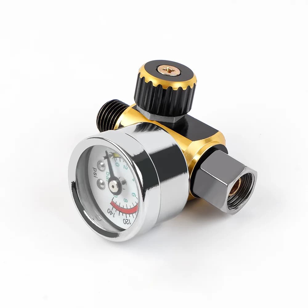 Pressure Regulator 0-140PSI | G1/4 Thread with Gauge | Precision Control for Air Tools & Compressors - Thumbnail 4