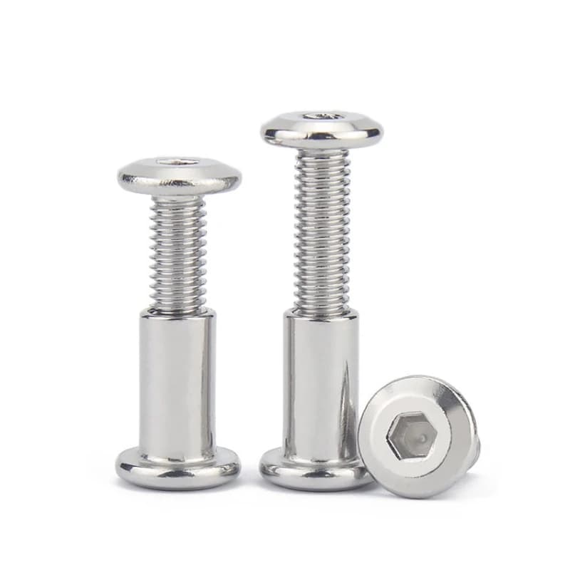 304 Stainless Steel Cap Nut Set | Hex & Socket Head Screws | M2-M10 Furniture Connectors - Thumbnail 5
