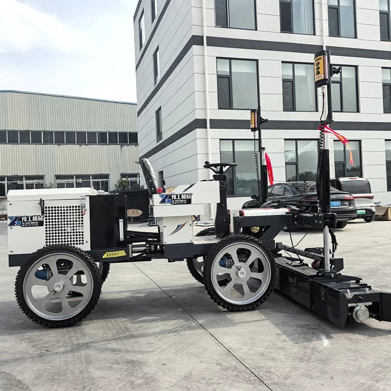 Laser Screeding Machine | 4WD Hydraulic System | Telescopic Arm for Precision Concrete Leveling - Thumbnail 3
