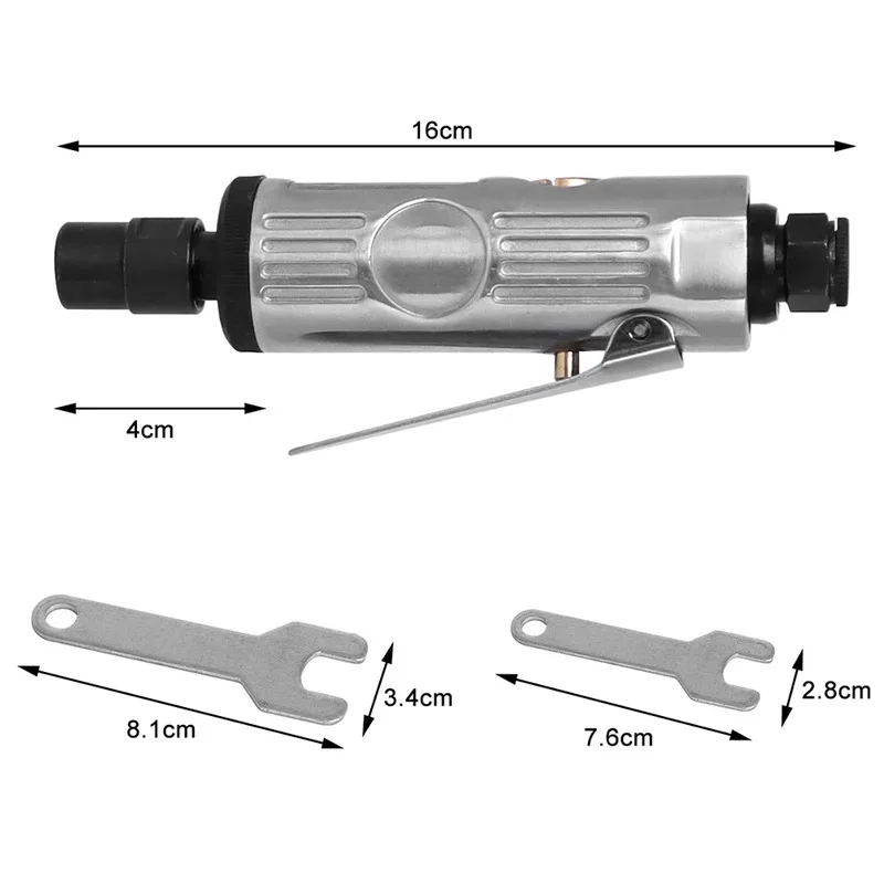 Pneumatic Tool Air Die Grinder Professional Grinding Kit Engraving Polishing Engraving Tool 90PSI Tool Polishing Machine Carving - Thumbnail 6