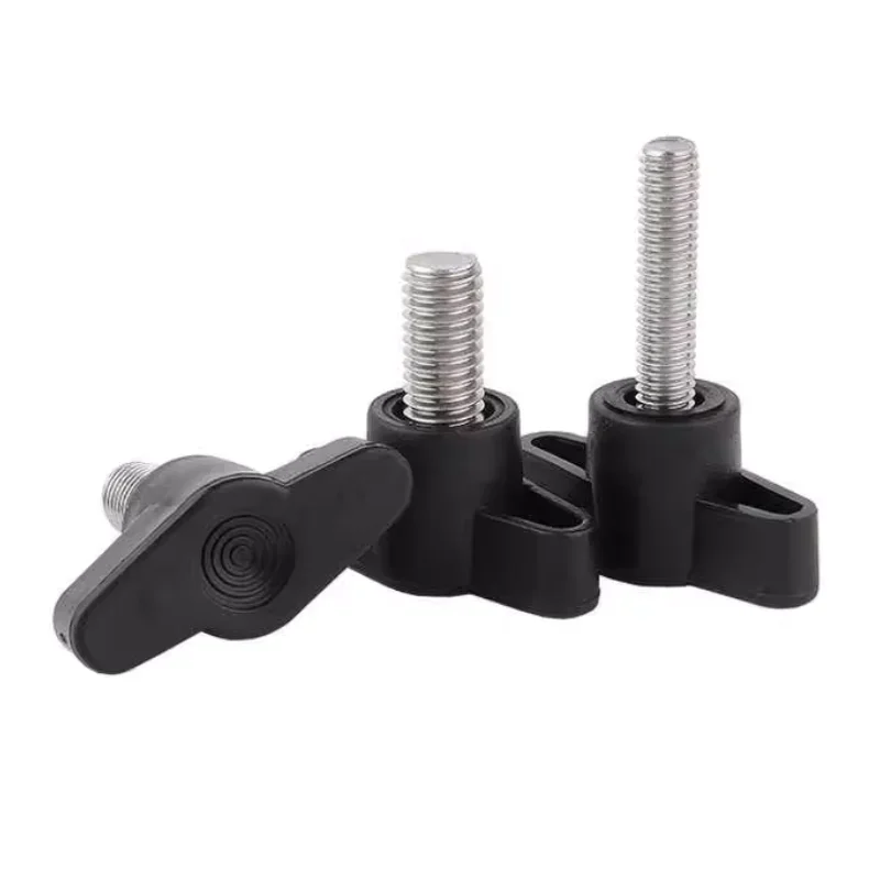 Adjustable Thumb Screws | M4-M8 Stainless Steel Z-Handle | Bakelite Hand Knob - Thumbnail 4