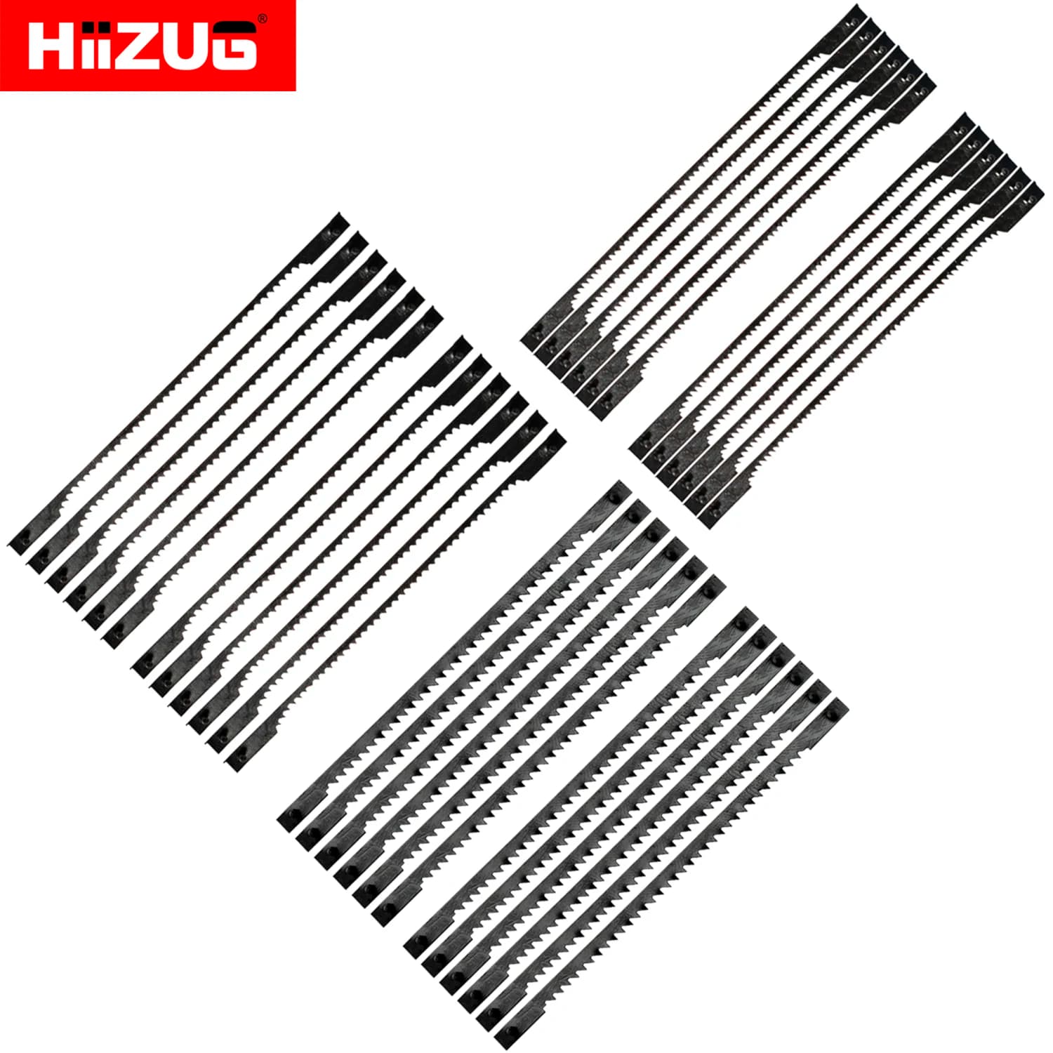 Scroll Saw Blade Set | 36-Pack 3-Inch Pin-End Blades | 15-24 TPI for Woodworking - Thumbnail 2