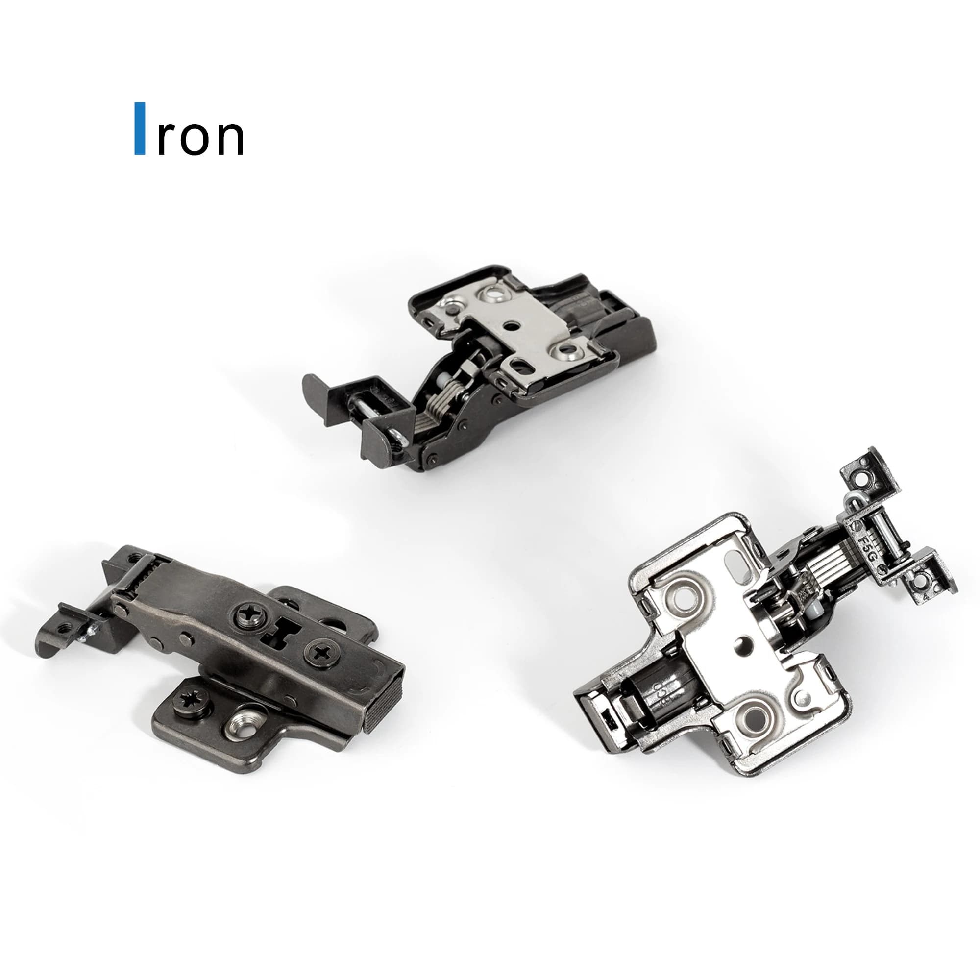 Glass Door Hinges | Aluminum Frame with Hydraulic Damper | Soft Close Cabinet Hardware - Thumbnail 2