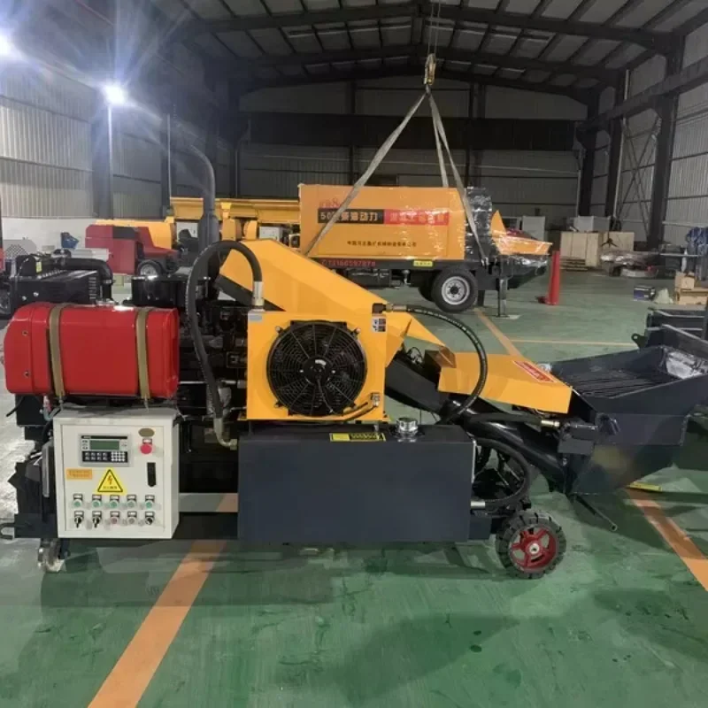 Concrete Mixer Pump | Trailer-Mounted Grouting System | High-Efficiency Construction Machinery - Thumbnail 2