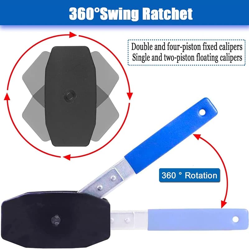 Brake Caliper Tool | Piston Compression & Spreader | Single to Quad Piston Repair Kit - Thumbnail 6