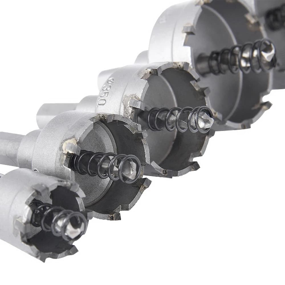 Carbide-Tipped Hole Saw | 15-100mm Core Drill Bit for Metal & Stainless Steel - Thumbnail 5
