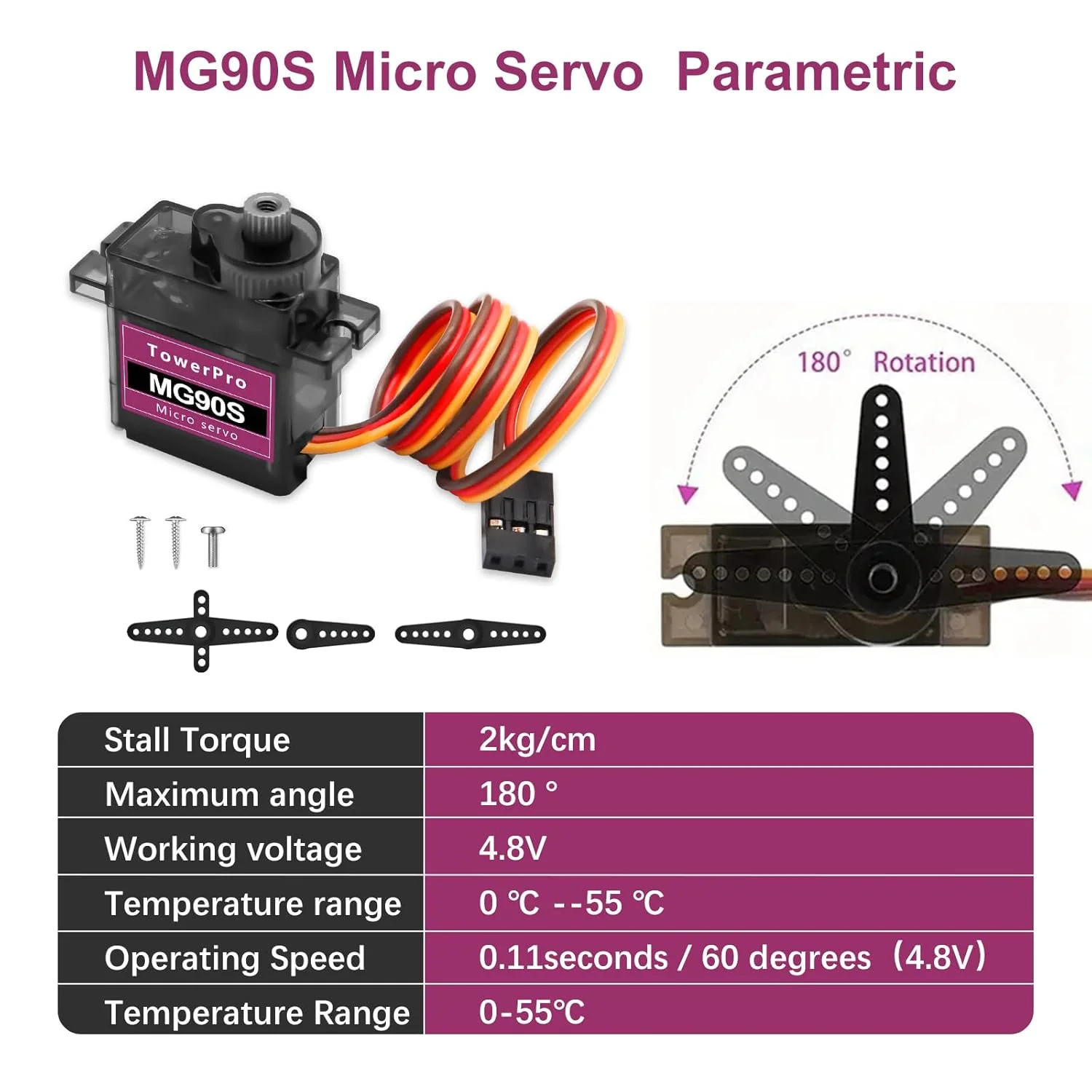 All-Metal Gear Servo Motors | 9g High-Torque Upgrade for RC Helicopters, Cars, & Robotics - Thumbnail 6