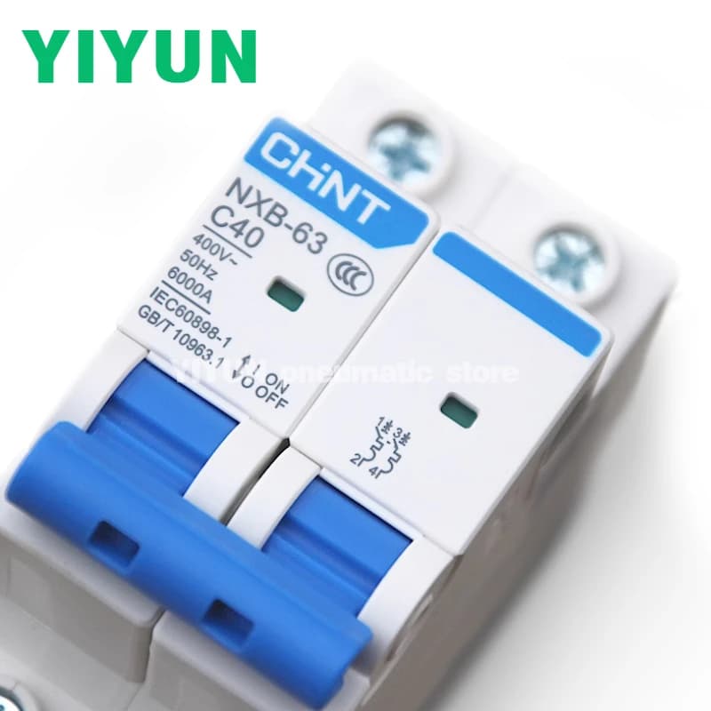 DIN Rail Circuit Breaker | 1P-4P | 10-63 Amp | Miniature Air Switch for Home Electrical - Thumbnail 3