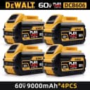 Dewalt 60V 9AH x4