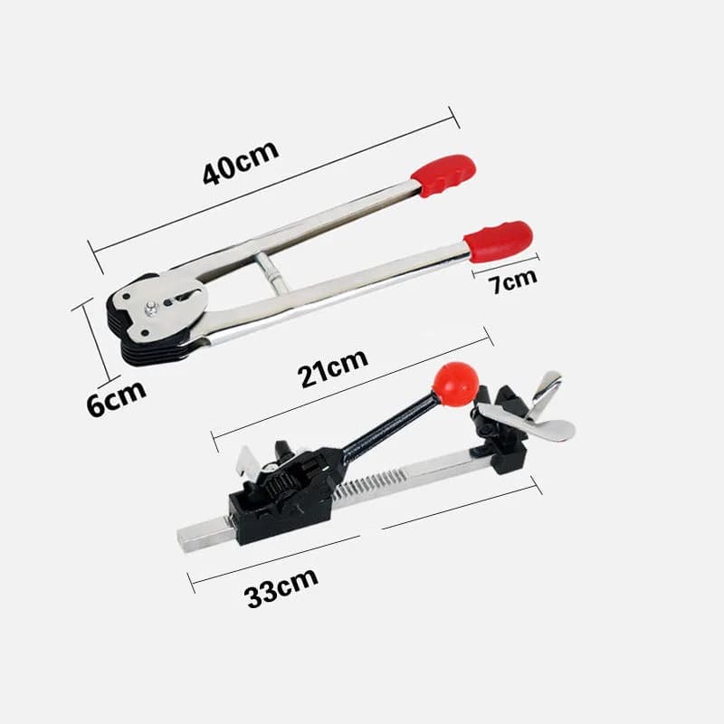 Manual Strapping Machine Set,PP/PET Strapping Sealer and Ratchet Tie Down,packing Machine Wrapping Machine NEW - Thumbnail 2