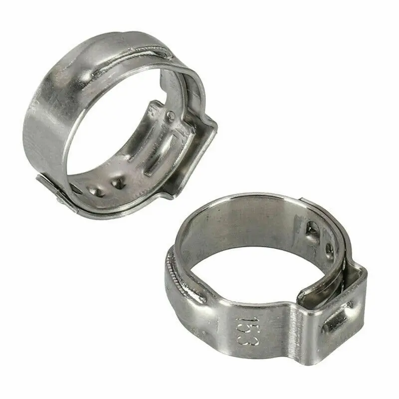304 Stainless Steel Hose Clamp Set | 25-Piece Assortment | 7-21mm Stepless Adjustment for Secure Sealing - Thumbnail 5