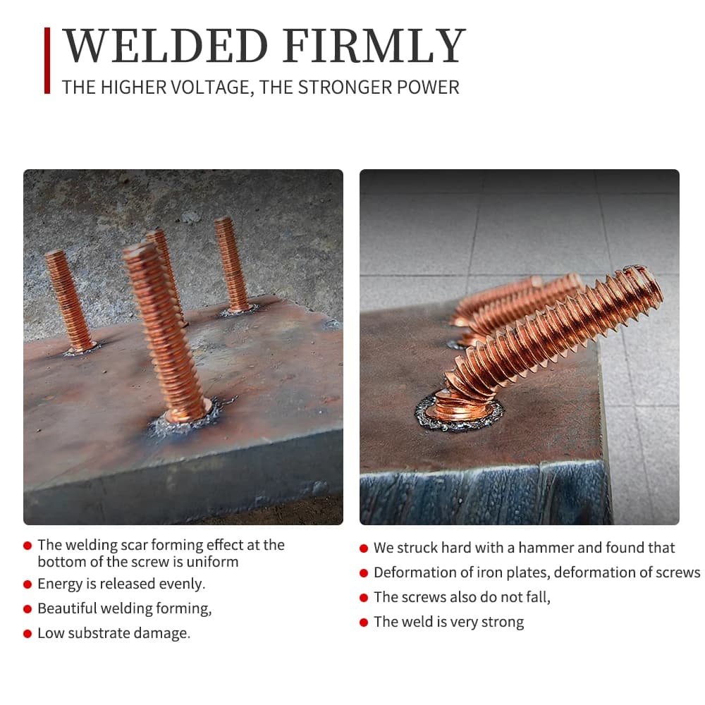 Capacitor Discharge Stud Welder | 220V Aluminum Welding Machine | Industrial-Grade Tool - Thumbnail 6