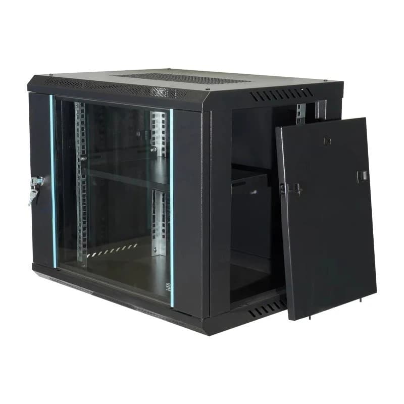 6U Wall-Mount Server Rack | DDF Network Data Center Cabinet | Secure Telecom Enclosure - Thumbnail 4