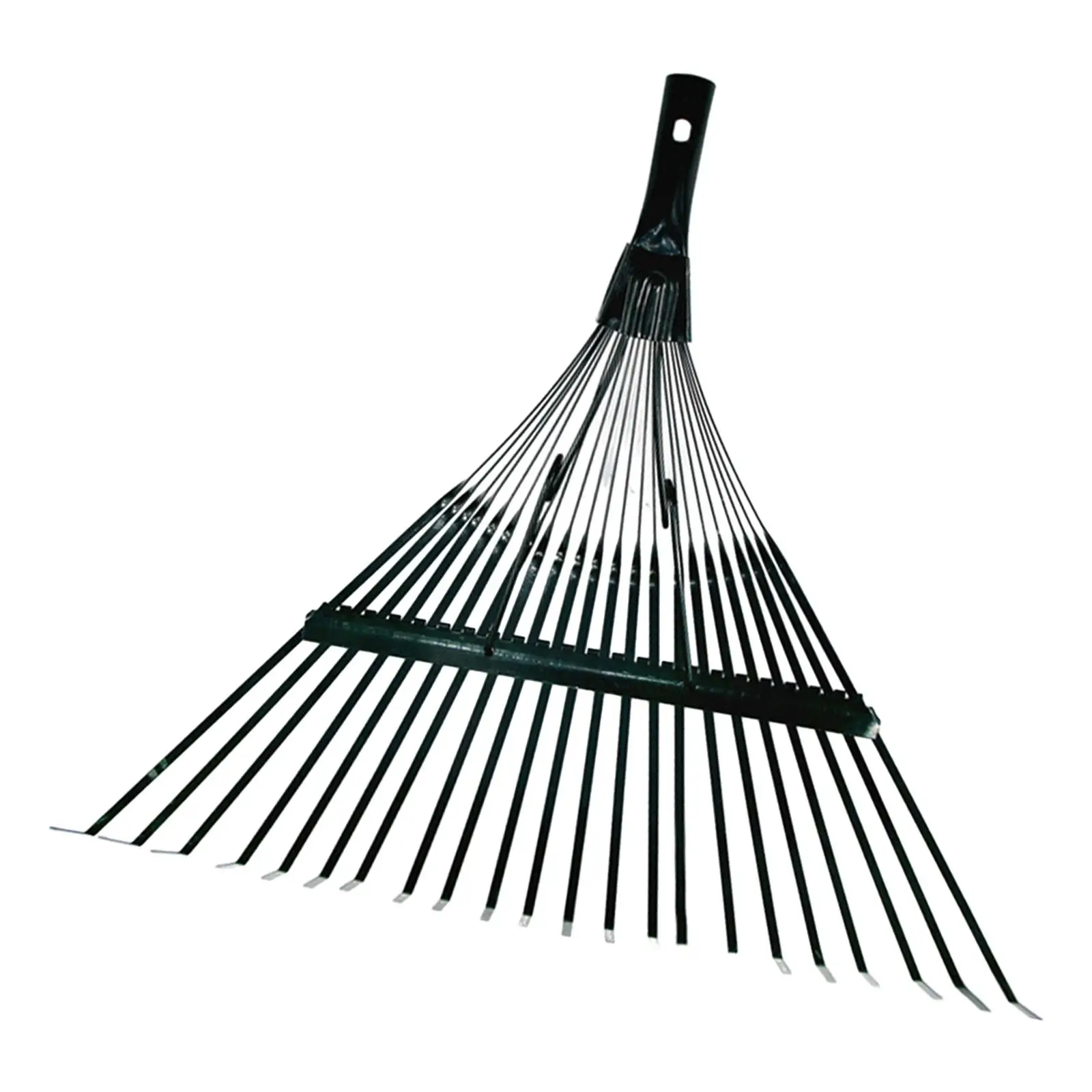 Lawn Leaf Rake | High Carbon Steel Durable Head | Yard, Gardening & Camping Tool - Thumbnail 4