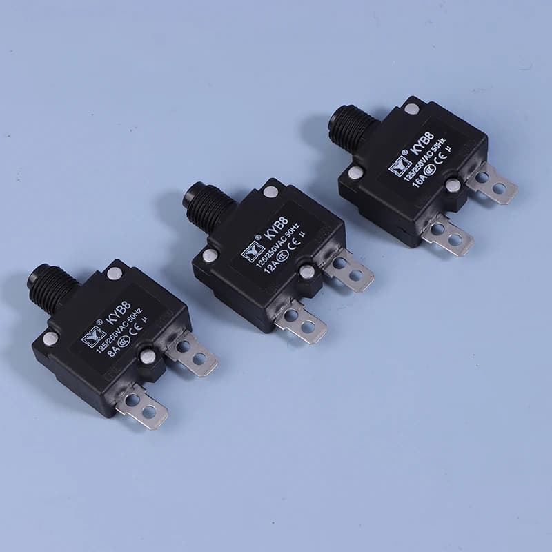 Series Circuit Breaker | Overload Protector Switch | 125/250VAC | 3A-20A Capacity - Thumbnail 3