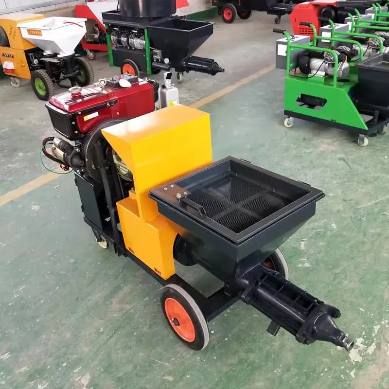 Mortar Sprayer | High-Efficiency Cement Plastering Machine for Construction Walls - Thumbnail 5